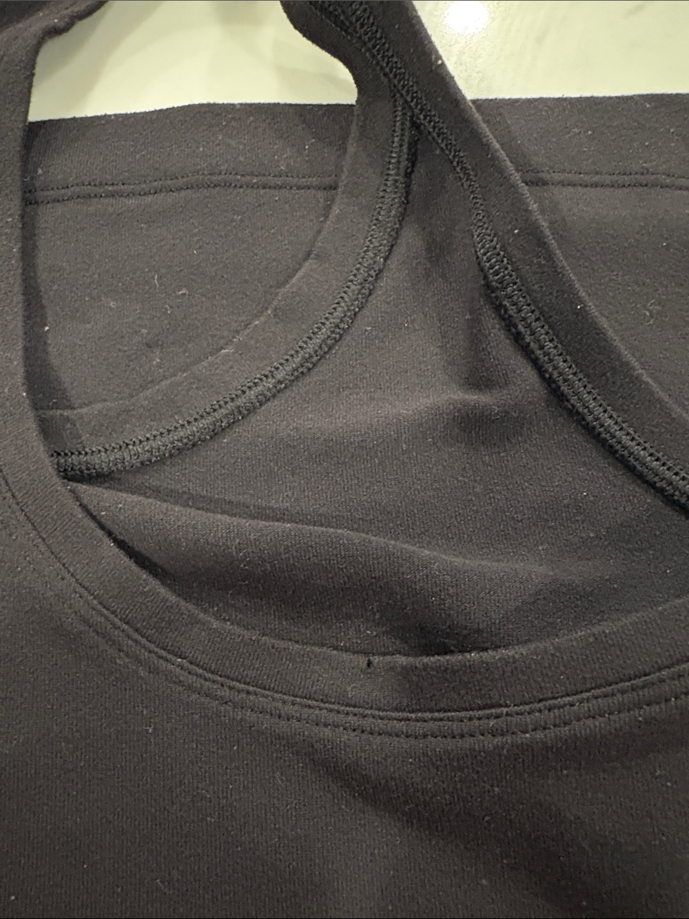 lululemon athletica Black Racerback Tank with Reflective Logo - Picture 3 of 4